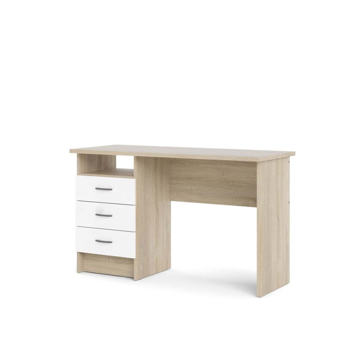 Function Plus Desk – Oak/White
