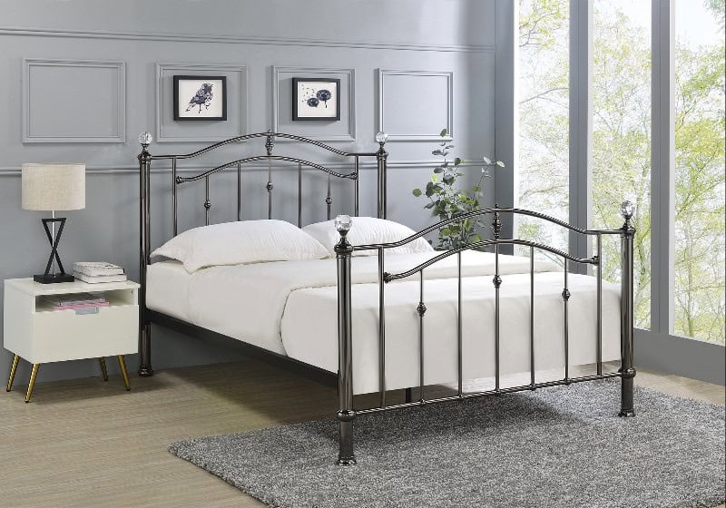 Limelight Callisto 4ft6 Bedframe – Black Chrome
