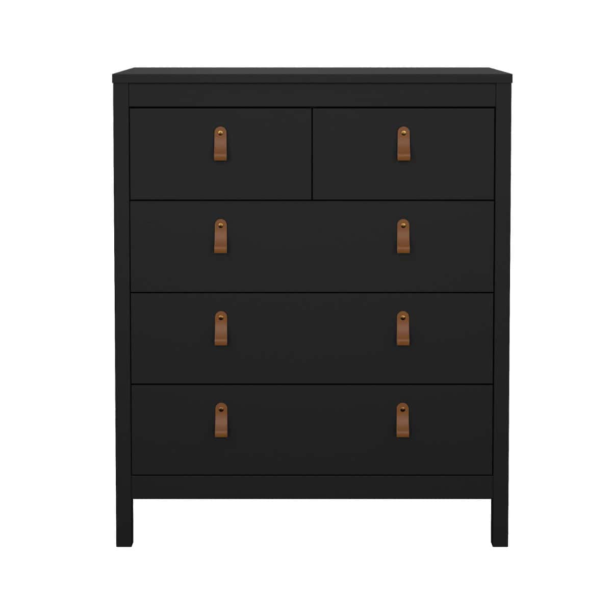 Madrid 3+2 Drawer Chest – Black