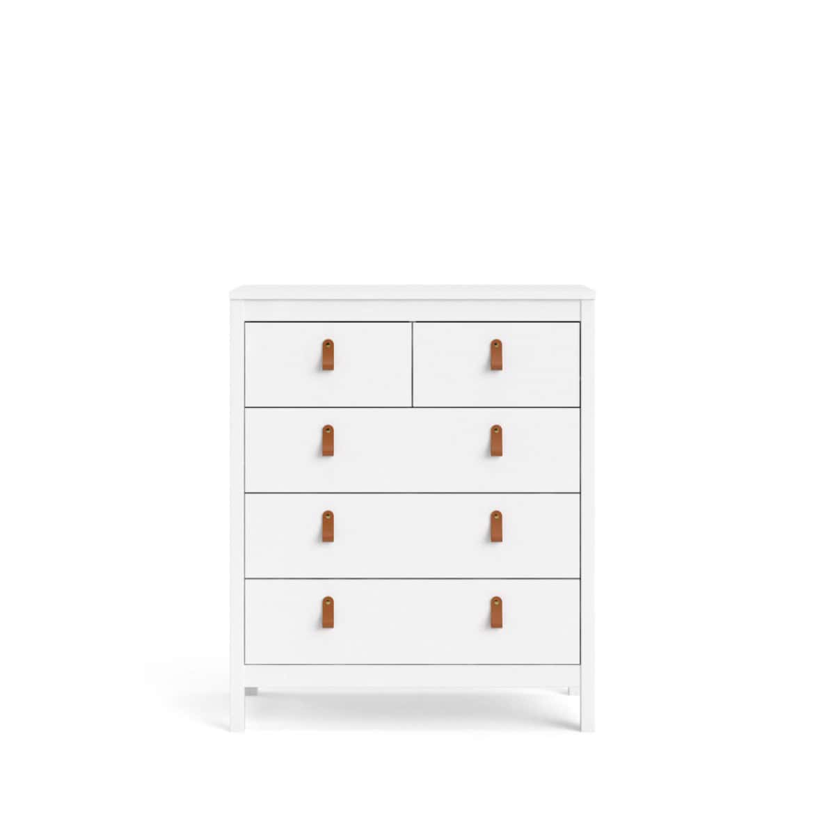 Madrid 3+2 Drawer Chest – White