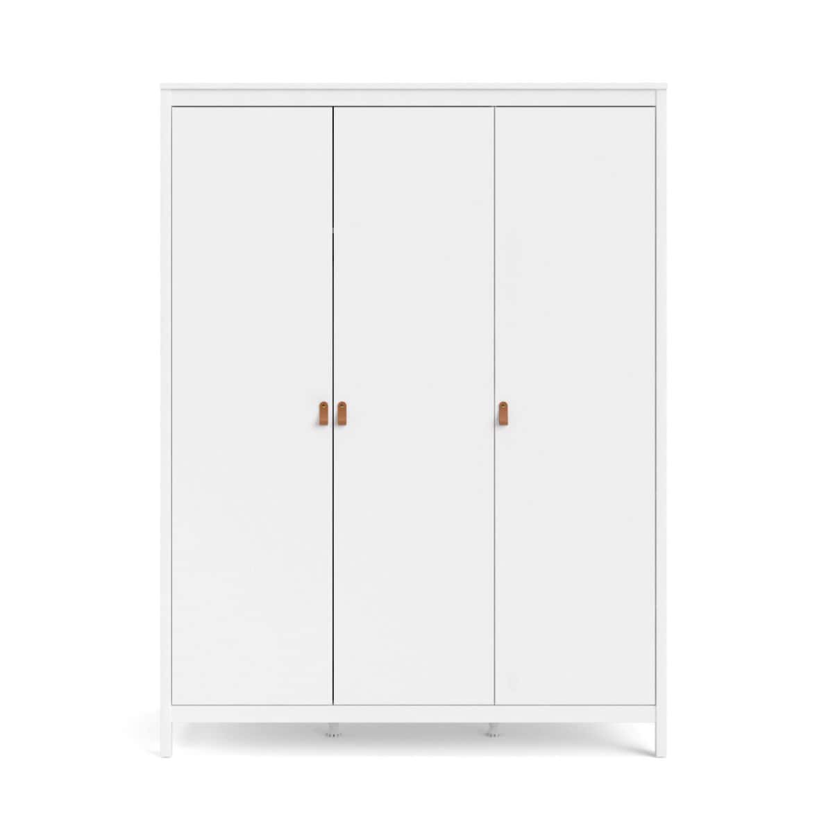 Madrid 3 Door Wardrobe – White