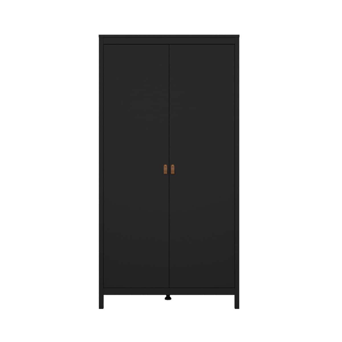 Madrid 2 Door Wardrobe – Black