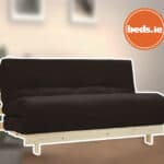 4ft6 Mito Futon Bed with Black Mattress - Image 1