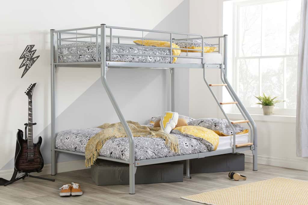 Nexus Triple Sleeper Bunk Bed – Silver