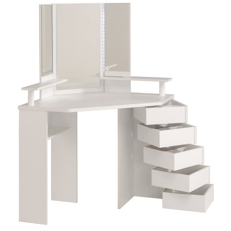 Parisot Volage Dressing Table - White - Image 3