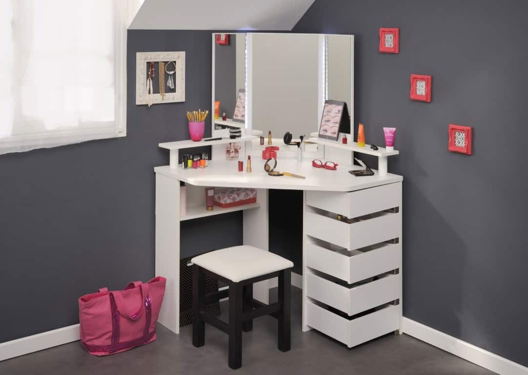 Parisot Volage Dressing Table - White - Image 2