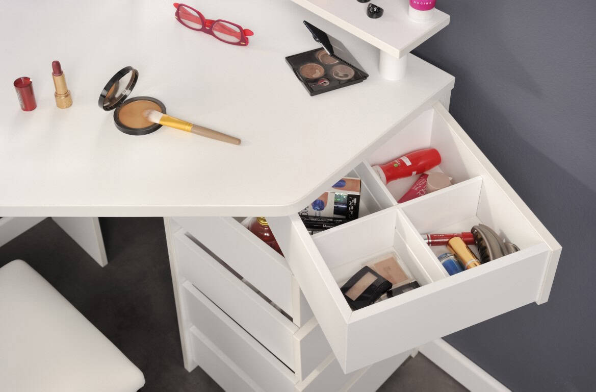 Parisot Volage Dressing Table - White - Image 7