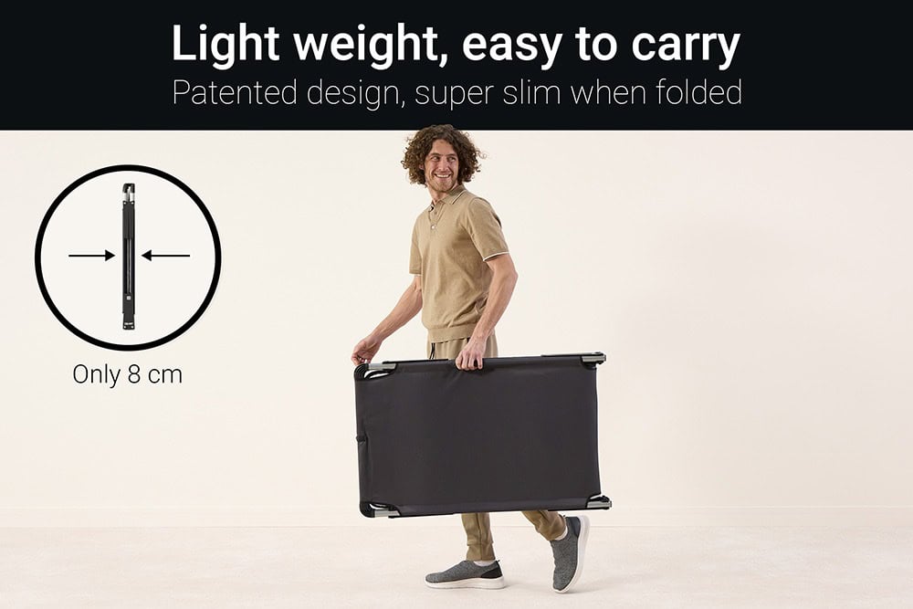 Jaybe Lite 2ft Folding Bed with e-Fibre Insulator Pad - 121601 - Image 9
