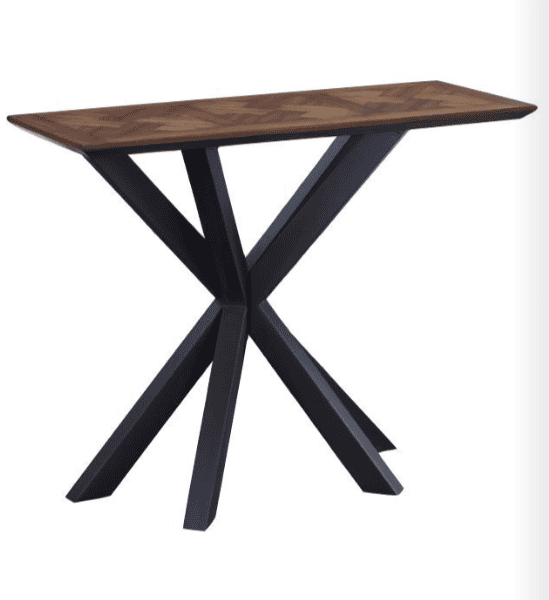 Nevada Rectangular Console Table - Dark Wood - Image 2