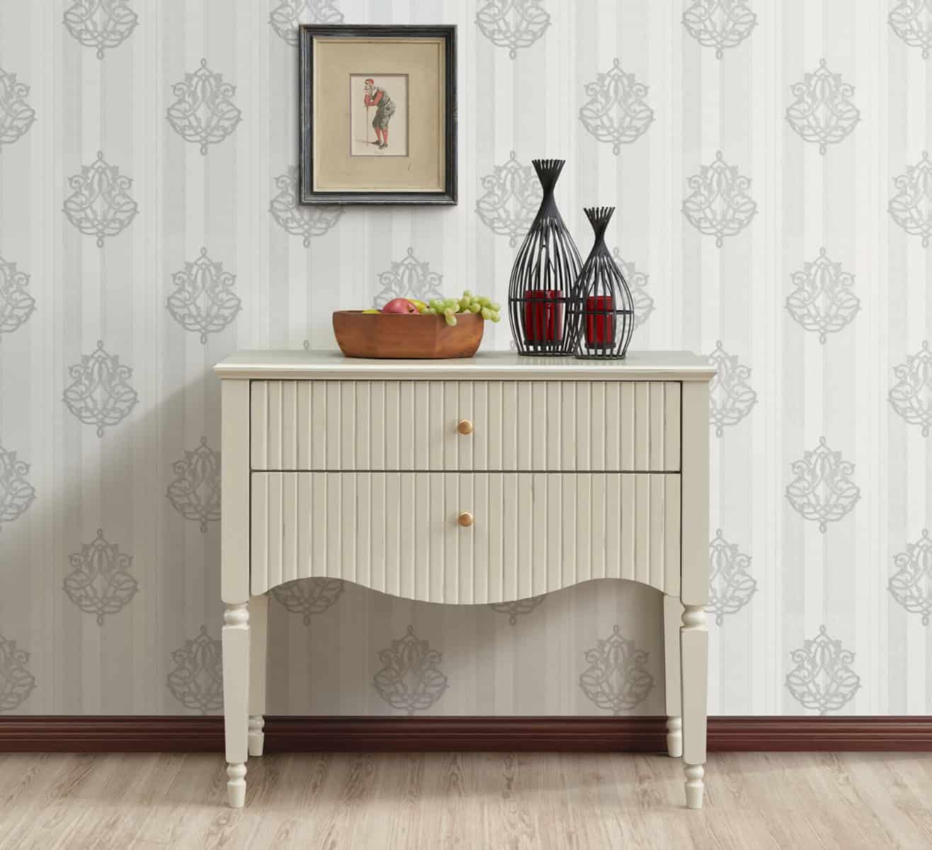 Ritz Small Console Table - Cream - Image 2