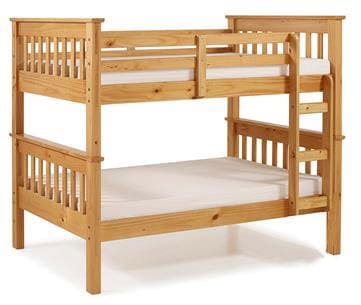 Argyle Twin Bunk Bed – Rustic Pine