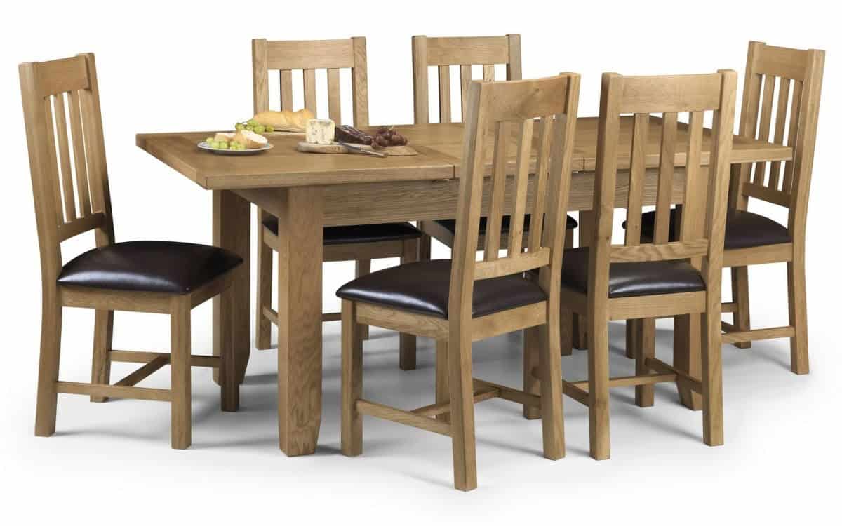 Elise Extending Dining Table - Oak - Image 4