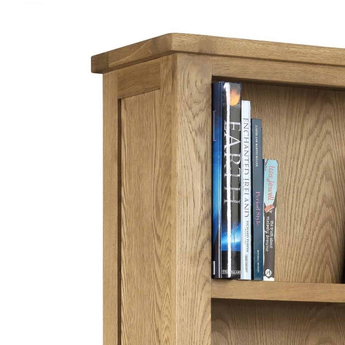 Elise Tall Bookcase - Waxed Oak - Image 2