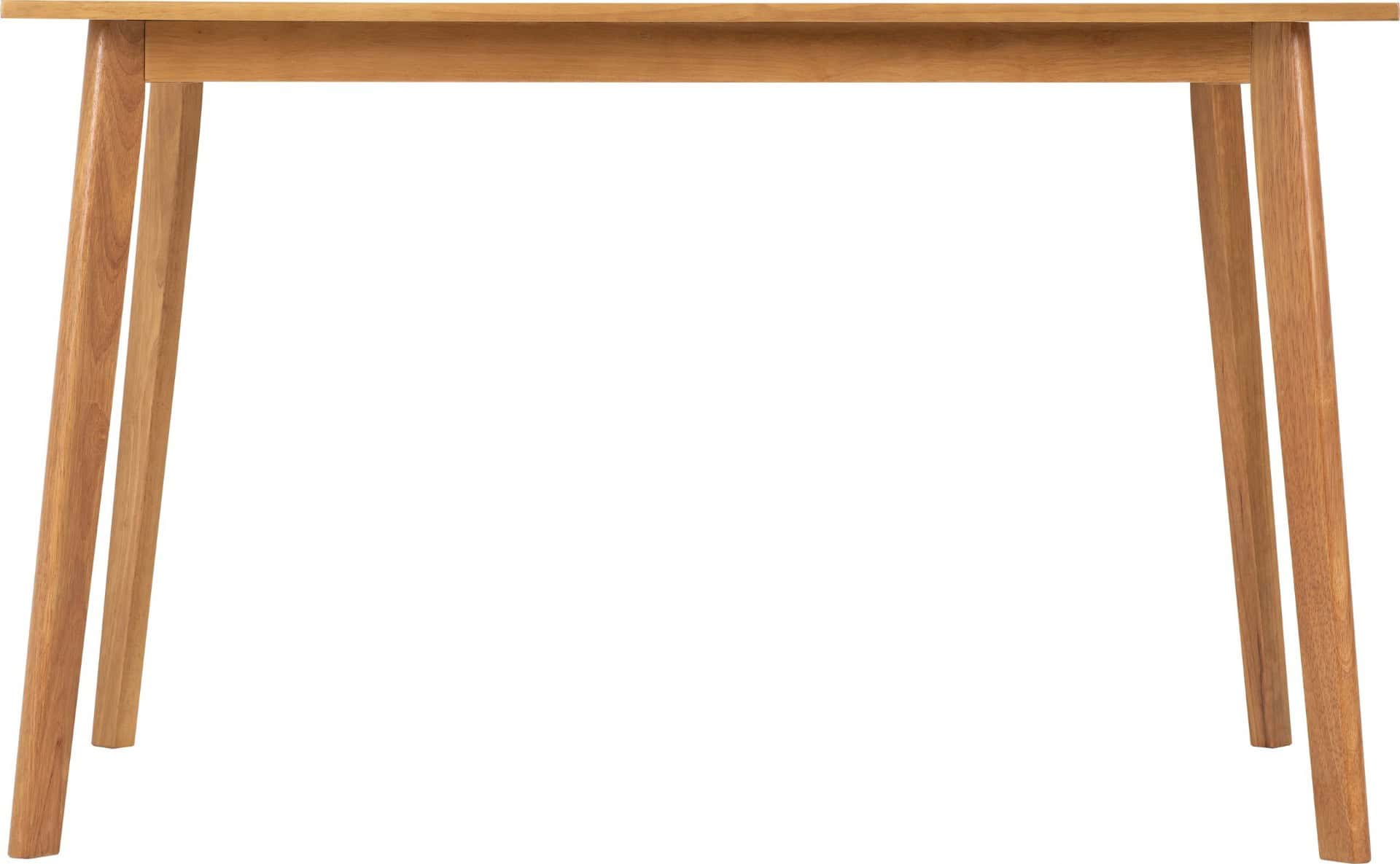 Austin 1+2 Dining Bench Set - Oak Effect and Grey Fabric - Image 7