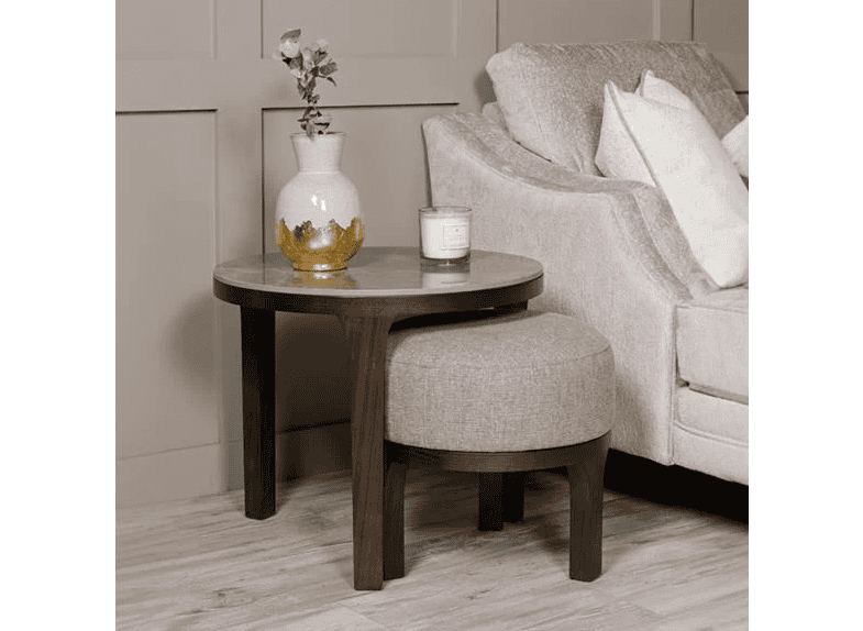 Axton Drinks Table - Latte - Image 3
