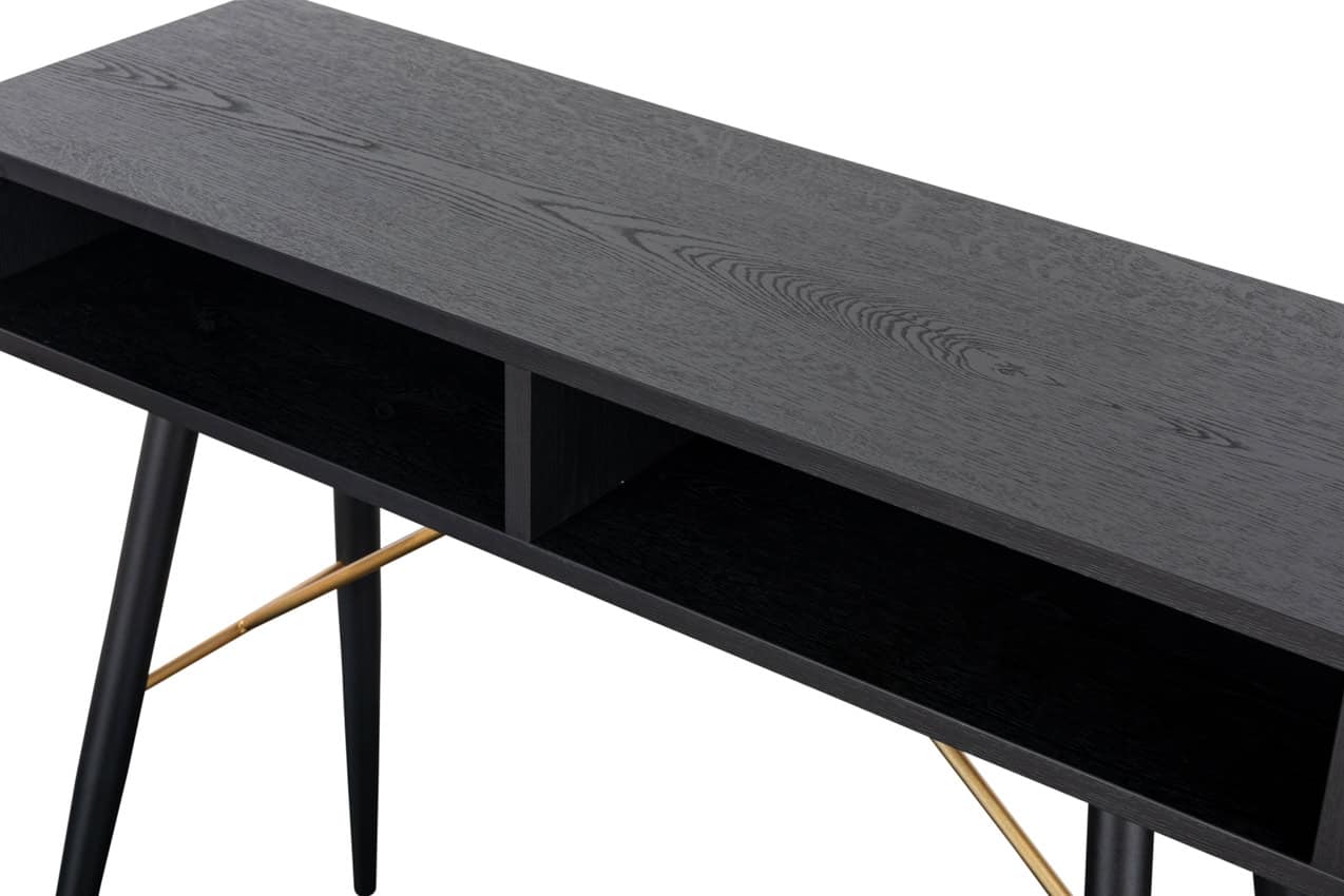 Barcelona Console Table (900mm) - Black & Copper - Image 3