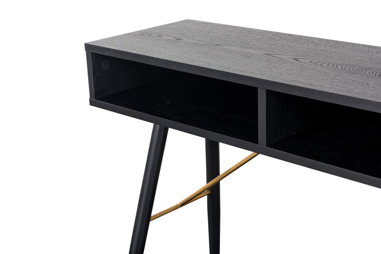 Barcelona Console Table (900mm) - Black & Copper - Image 4