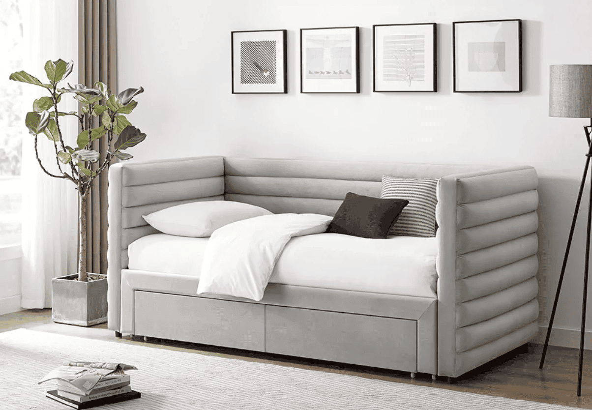 Limelight Bellatrix Storage Day Bed – Grey