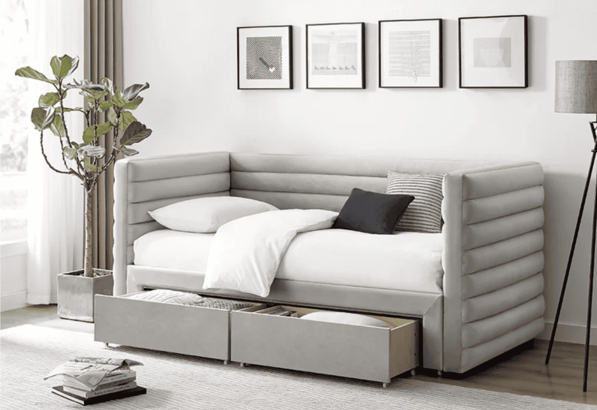 Limelight Bellatrix Storage Day Bed - Grey - Image 2