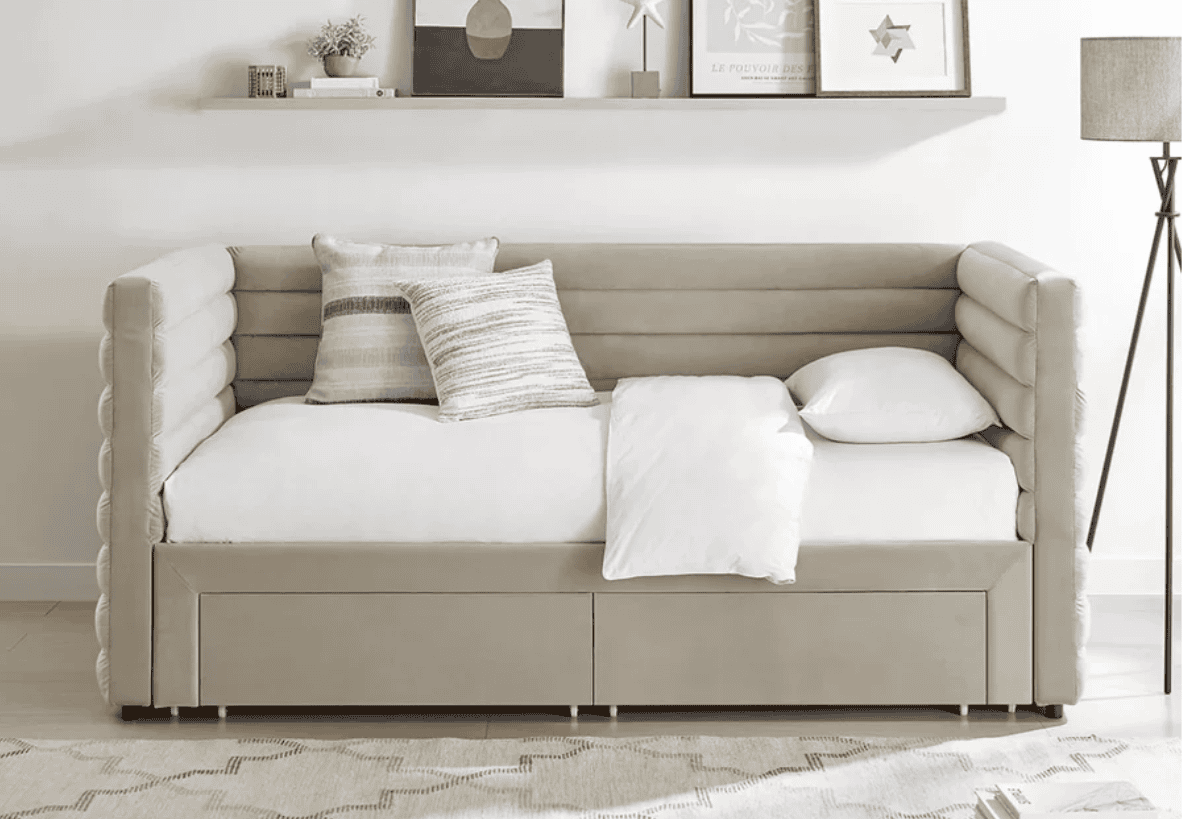 Limelight Bellatrix Storage Day Bed - Taupe - Image 3