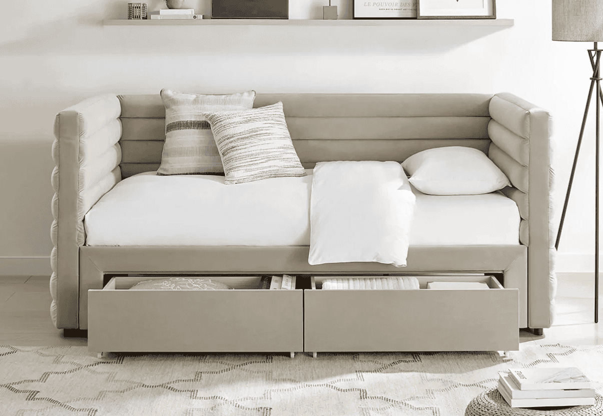 Limelight Bellatrix Storage Day Bed - Taupe - Image 4