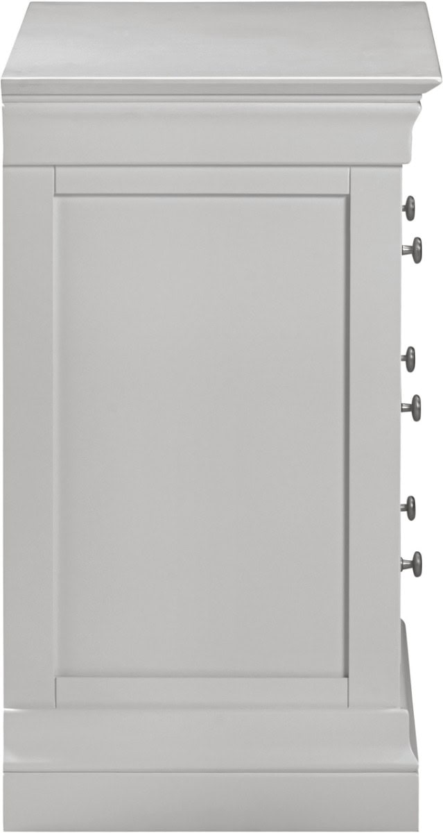 Bordeaux 3 Drawer Chest - Pebble Grey - Image 5