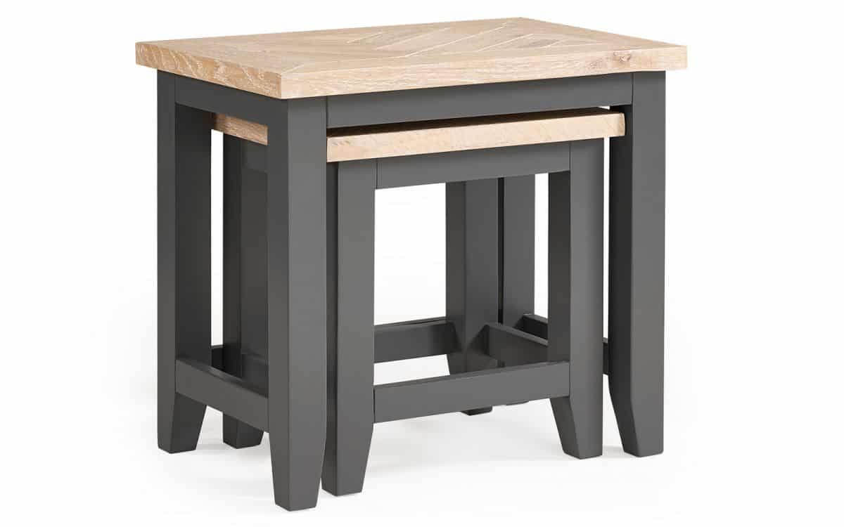 Strasbourg Nest of Tables - Dark Grey - Image 3