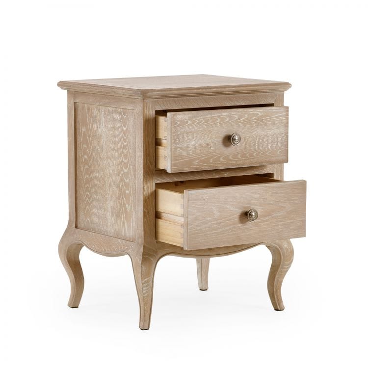 Pissarro Bedside - Limed Oak - Image 4