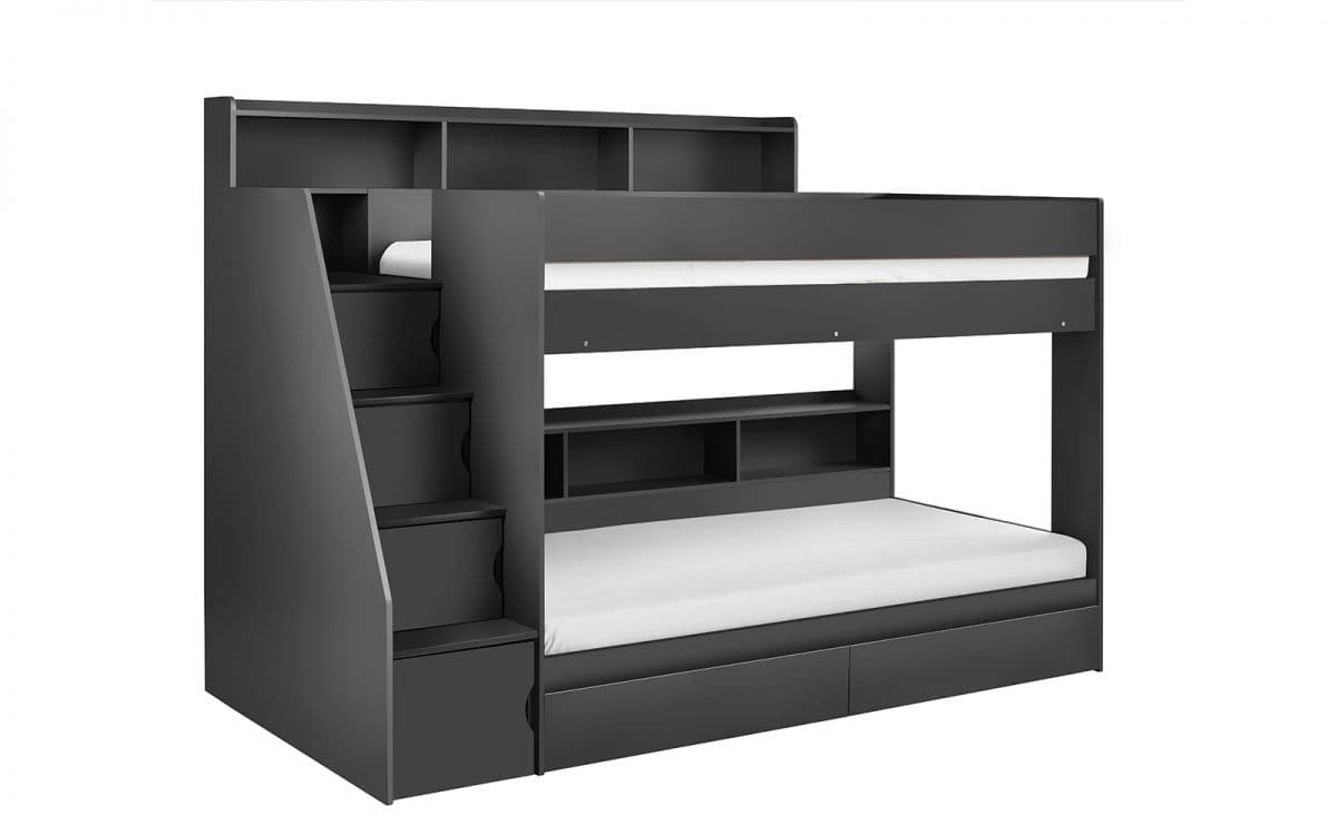 Camden Staircase Bunk Bed - Anthracite - Image 6