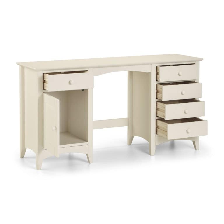 Vignette Dressing Table - Stone White - Image 3