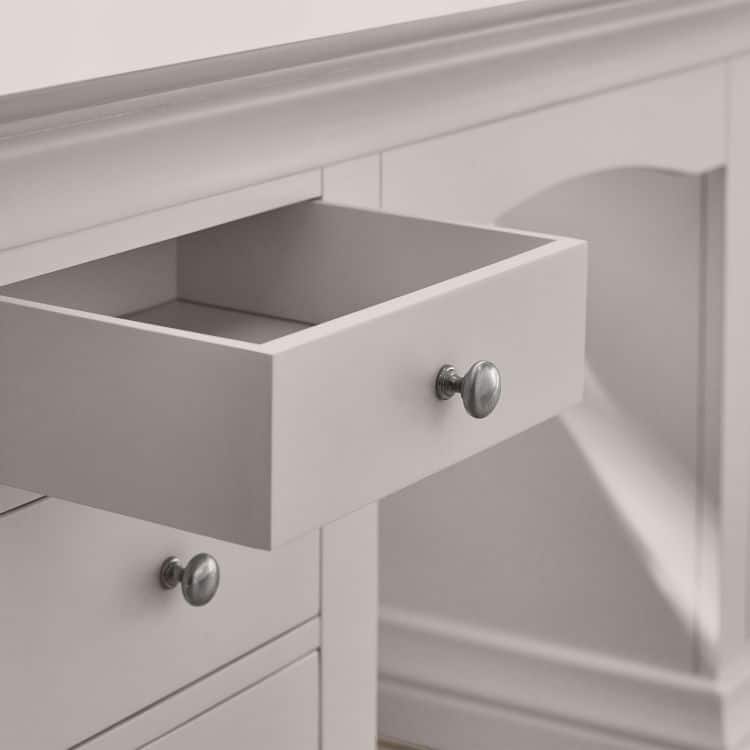 Rochelle Dressing Table - Light Grey - Image 4