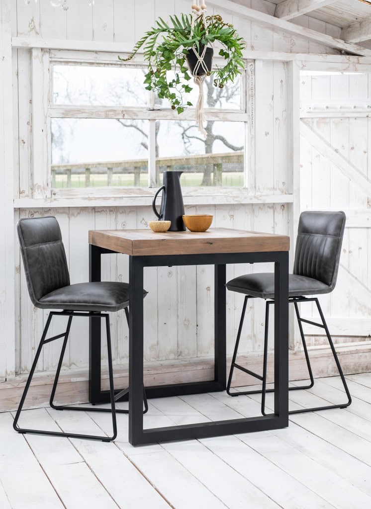 Cooper Counter Chair (Pair) - Grey - Image 2