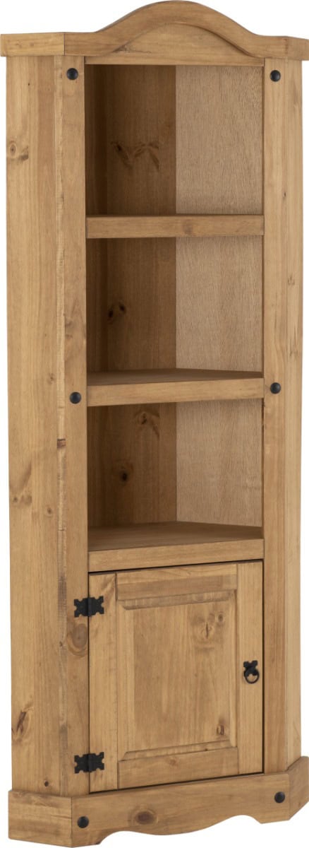 Corona Corner Unit – Waxed Pine
