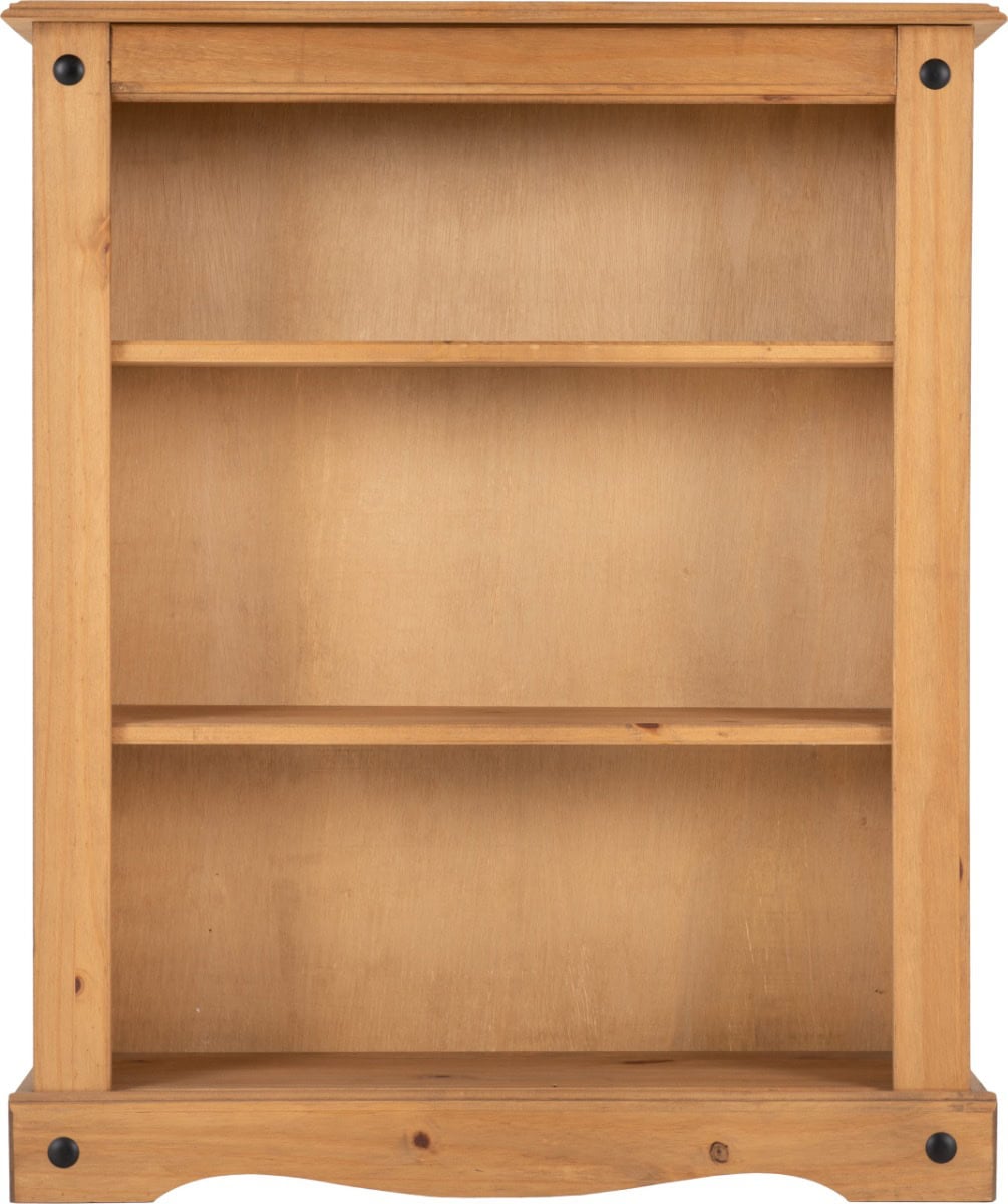 Corona Low Bookcase - Waxed Pine - Image 3