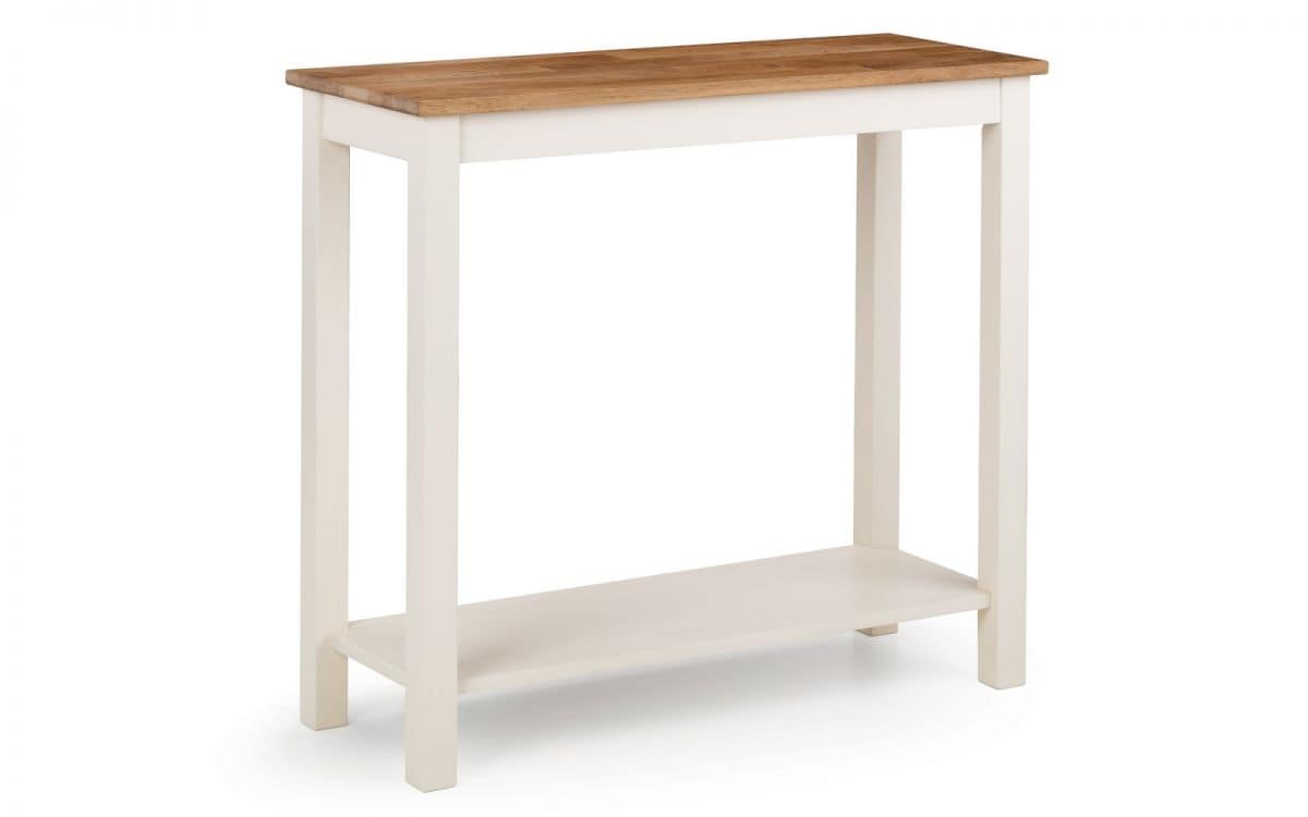 Essen Console Table 90cm - Ivory & Oak - Image 3