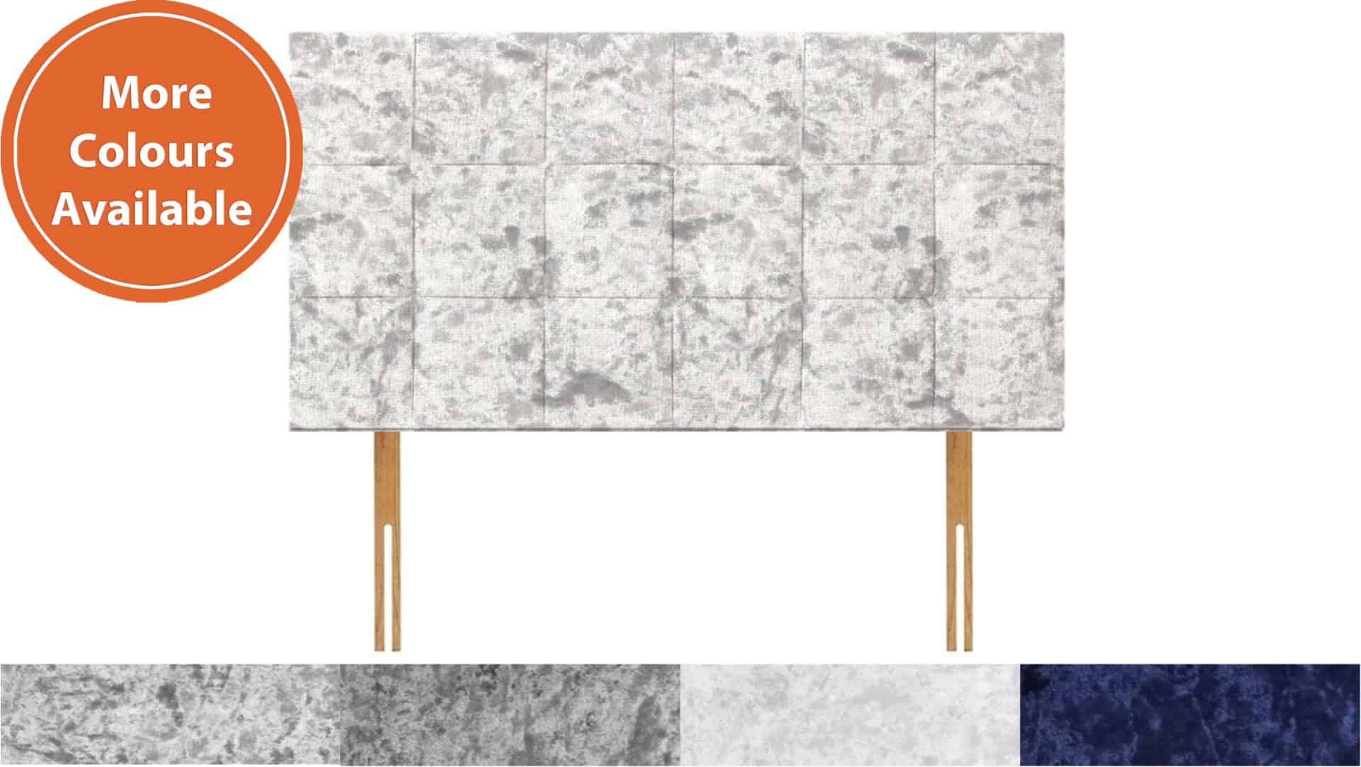 Apollo 4ft Croydon Headboard in Glitz Fabric