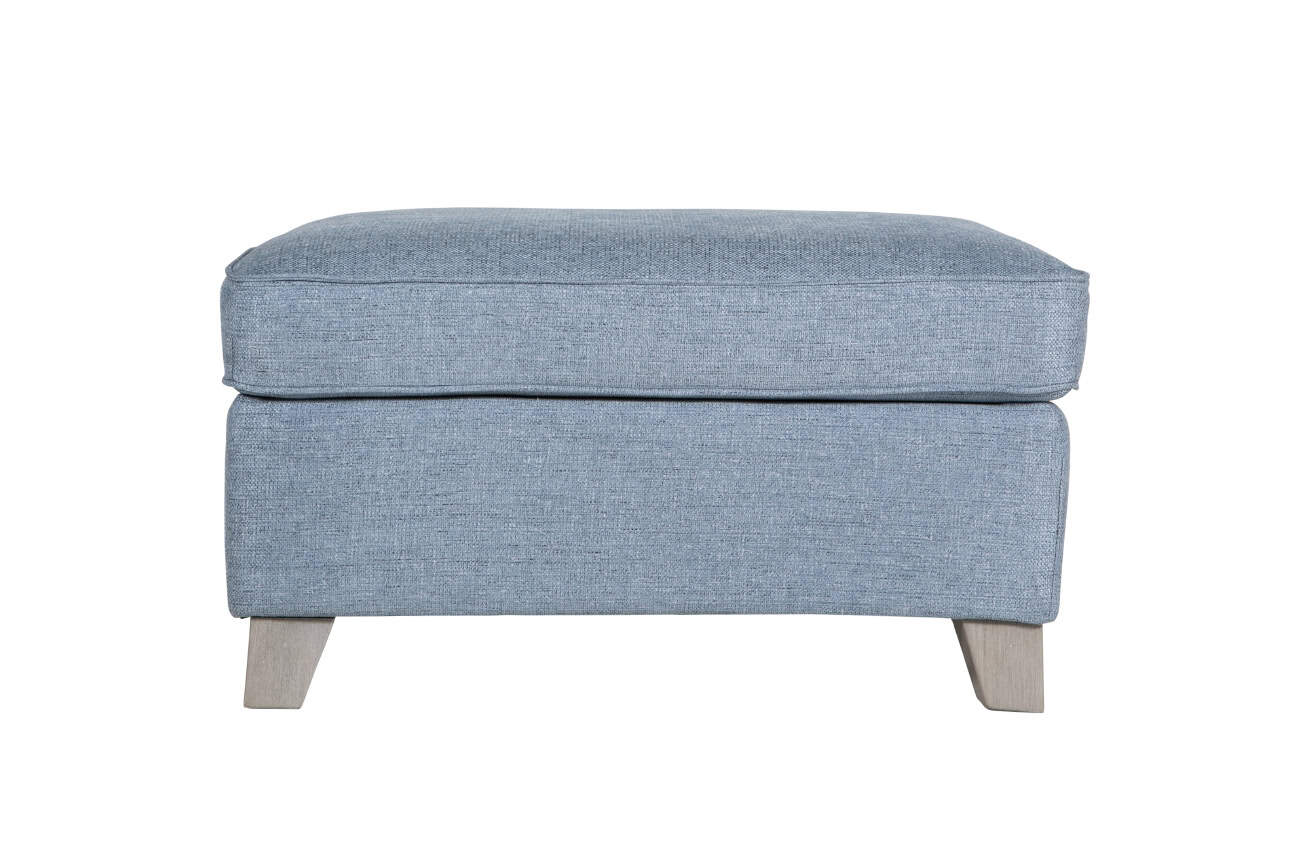 Cantrell Ottoman - Blue - Image 2