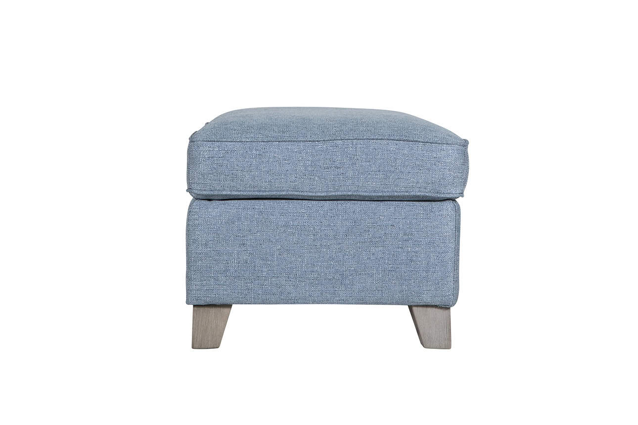 Cantrell Ottoman - Blue - Image 3