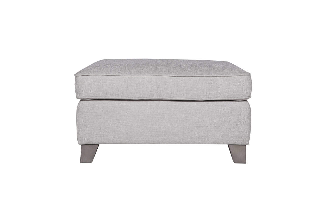 Cantrell Ottoman - Light Grey - Image 2