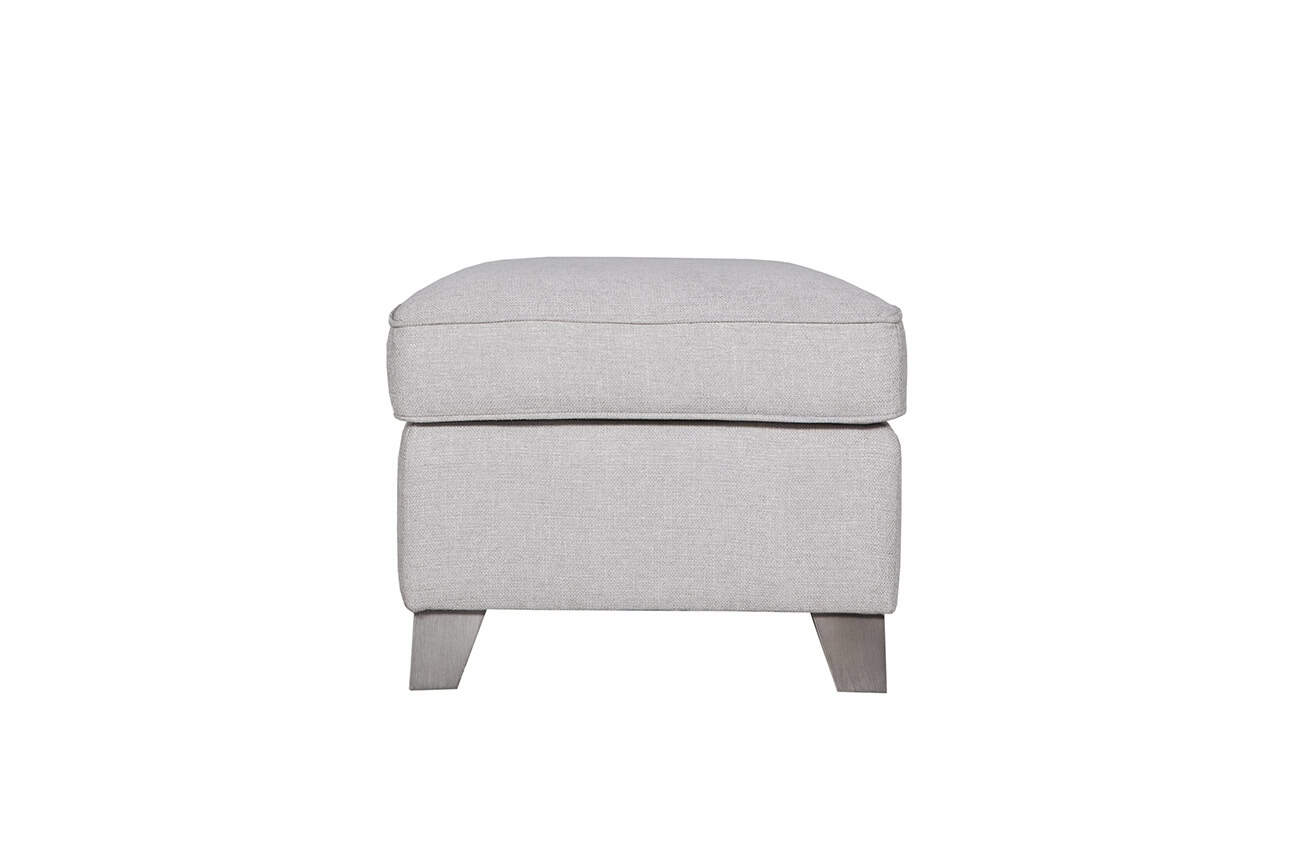 Cantrell Ottoman - Light Grey - Image 3