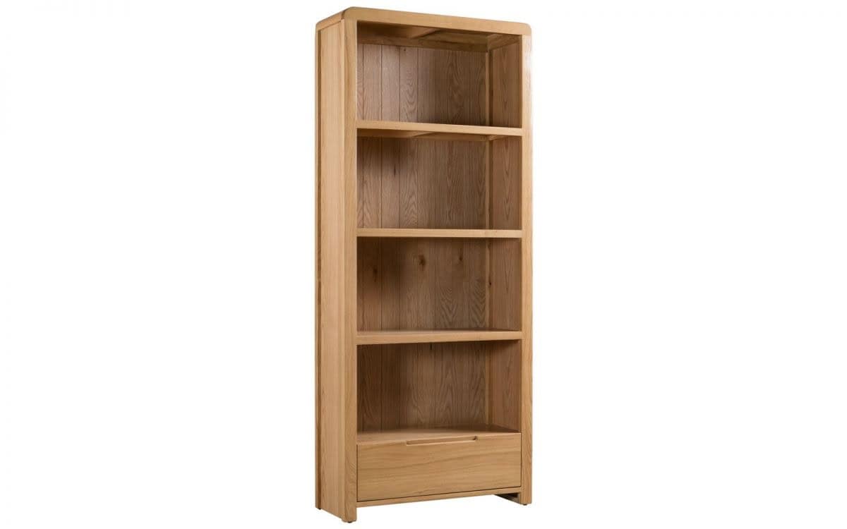Malo Tall Bookcase - Waxed Oak - Image 3