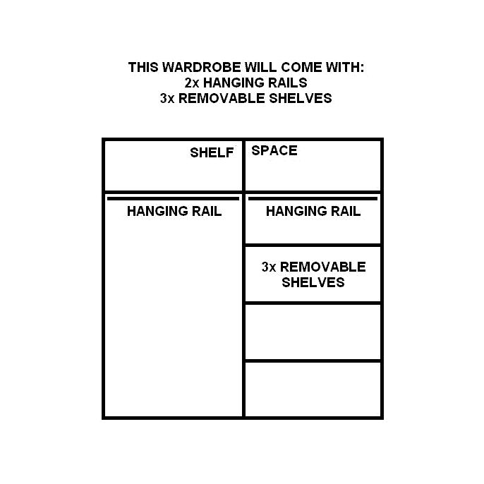 Denmark Small 1.2M Sliderobe - Shetland Oak - Image 3