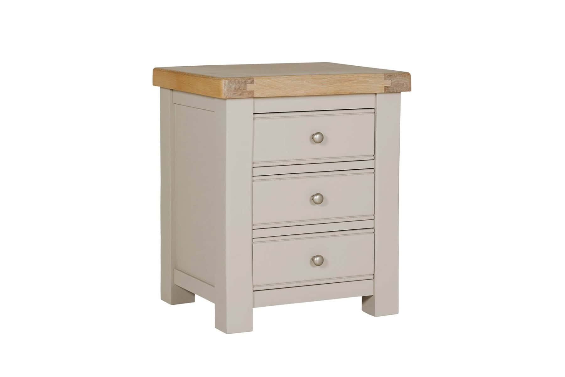 Doune Bedside Table - Taupe - Image 3