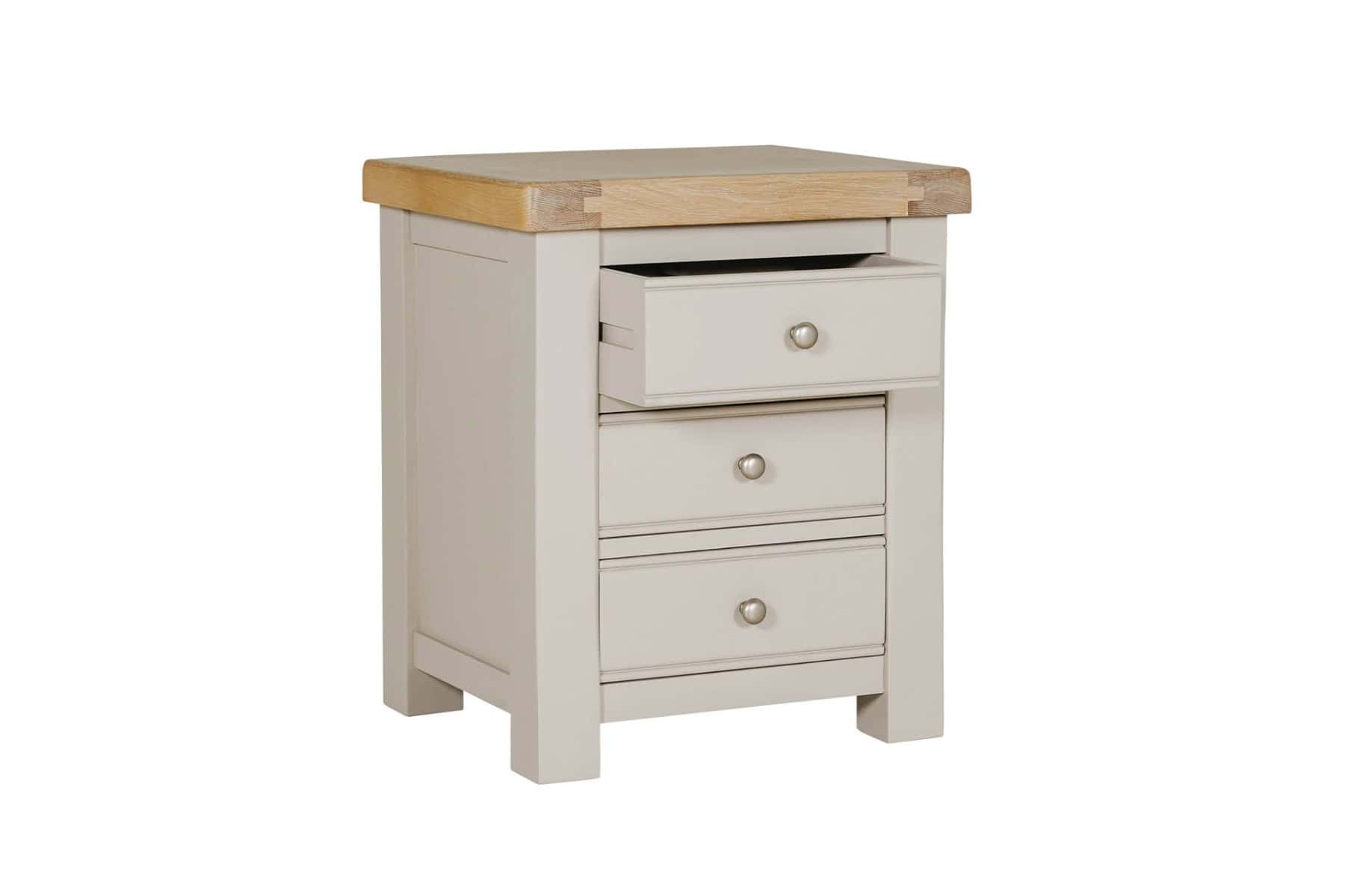 Doune Bedside Table - Taupe - Image 2