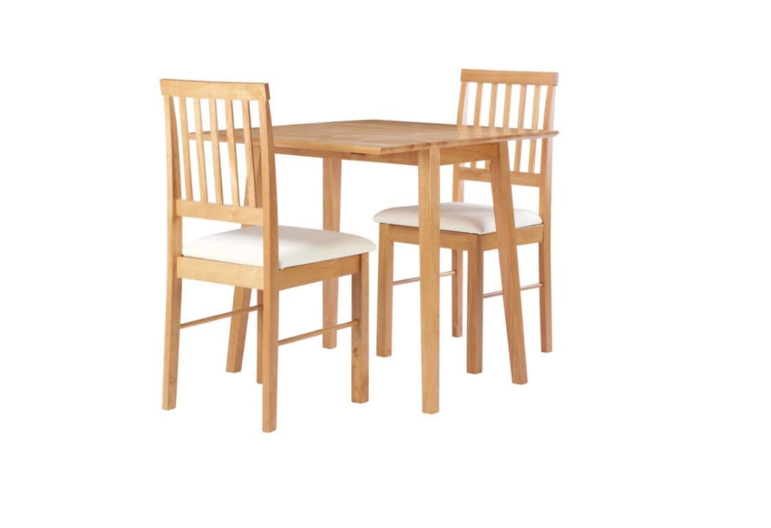 Drop Leaf Dining Table & 2 Chairs - Image 3