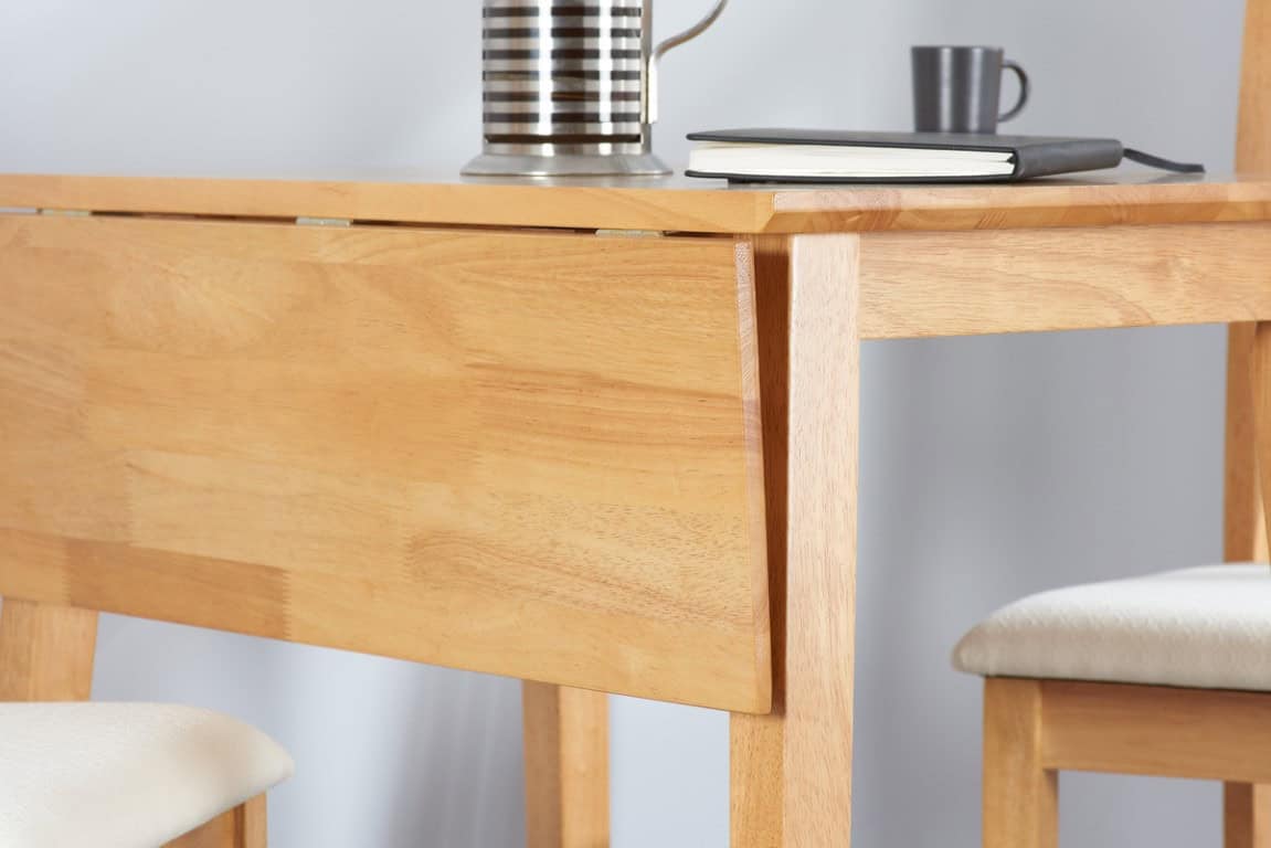 Drop Leaf Dining Table & 2 Chairs - Image 4