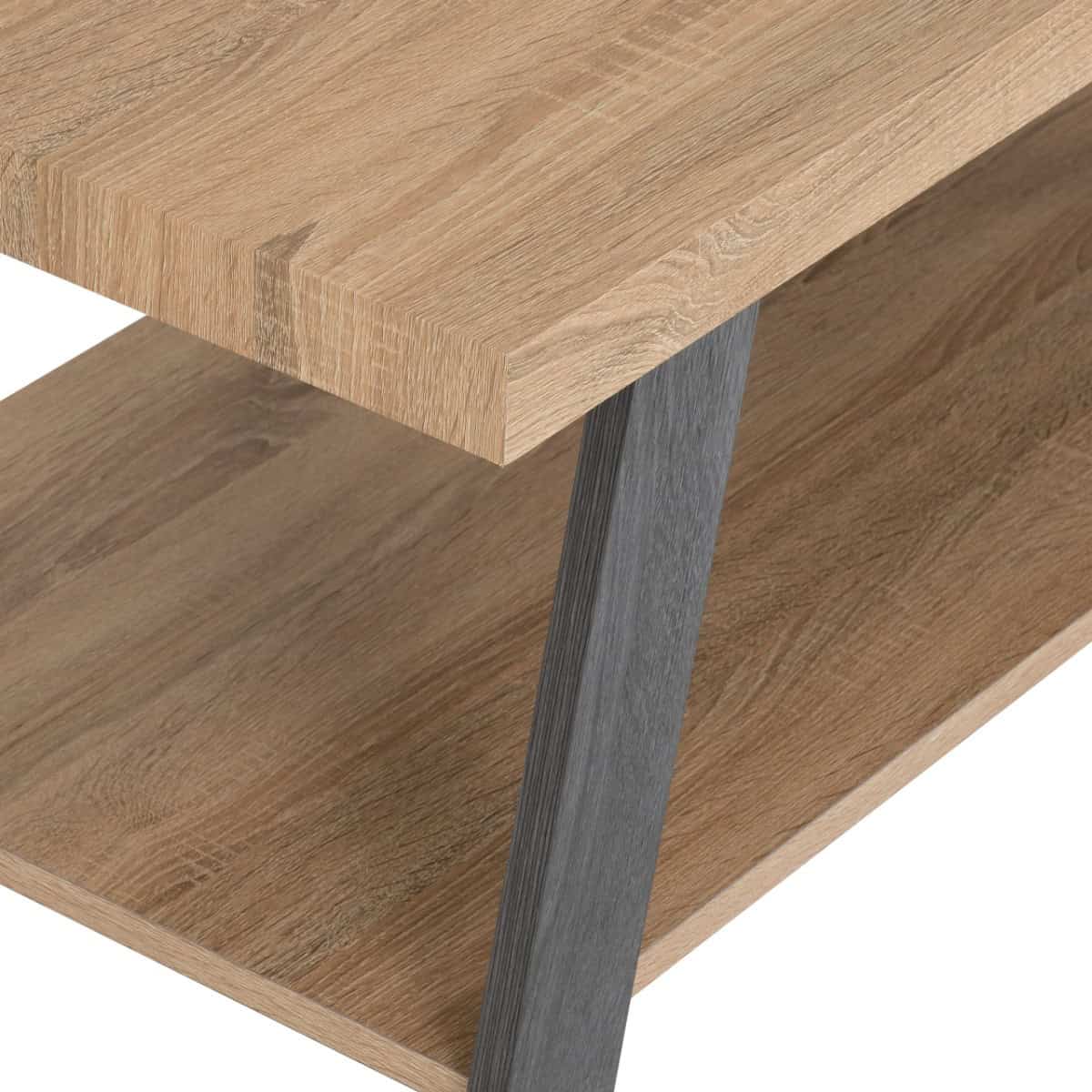 Eddie Coffee Table - Grey/Sonoma Effect - Image 3