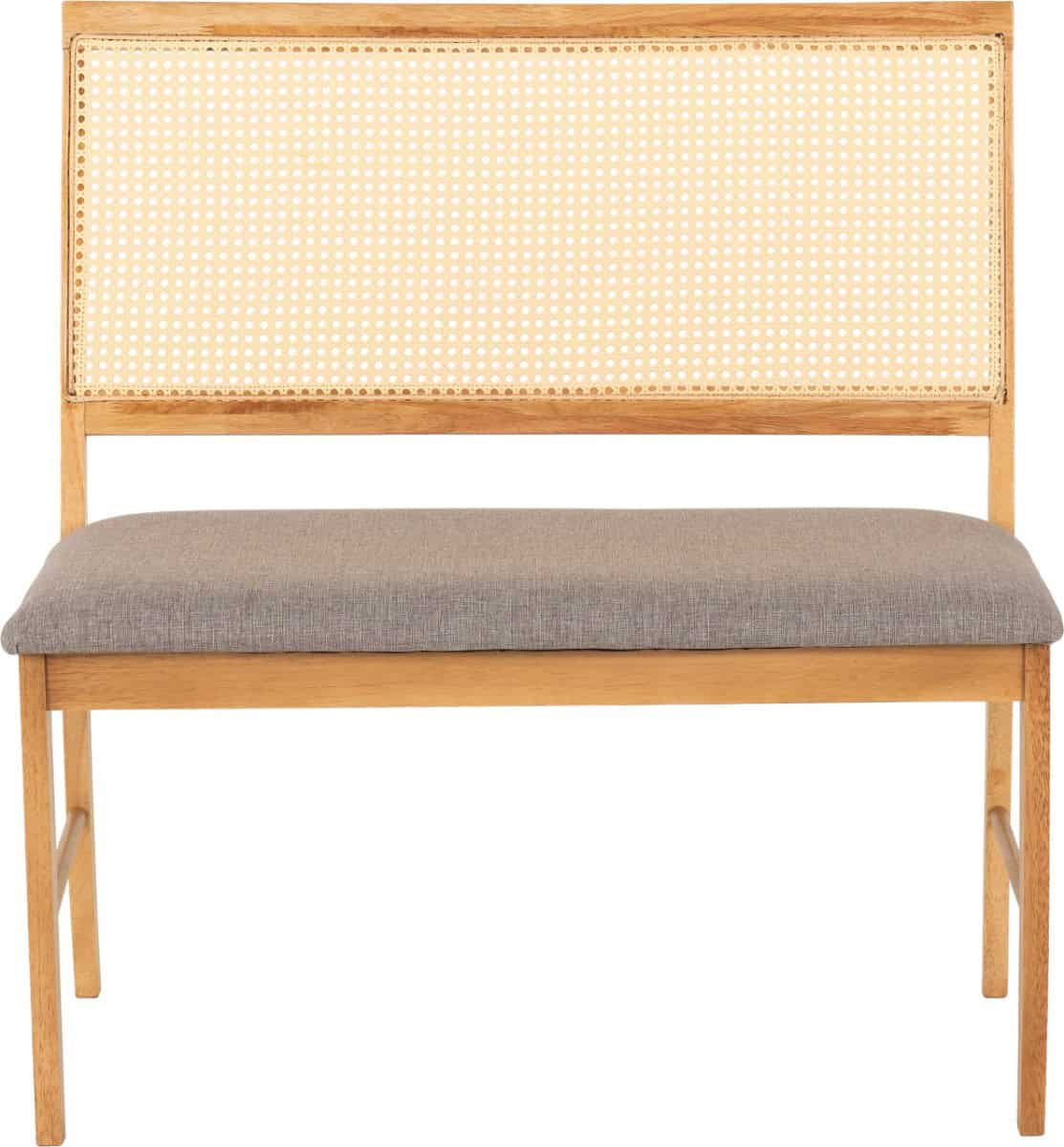 Austin & Ellis 1+2 Dining Set - Oak Effect and Grey Fabric - Image 7