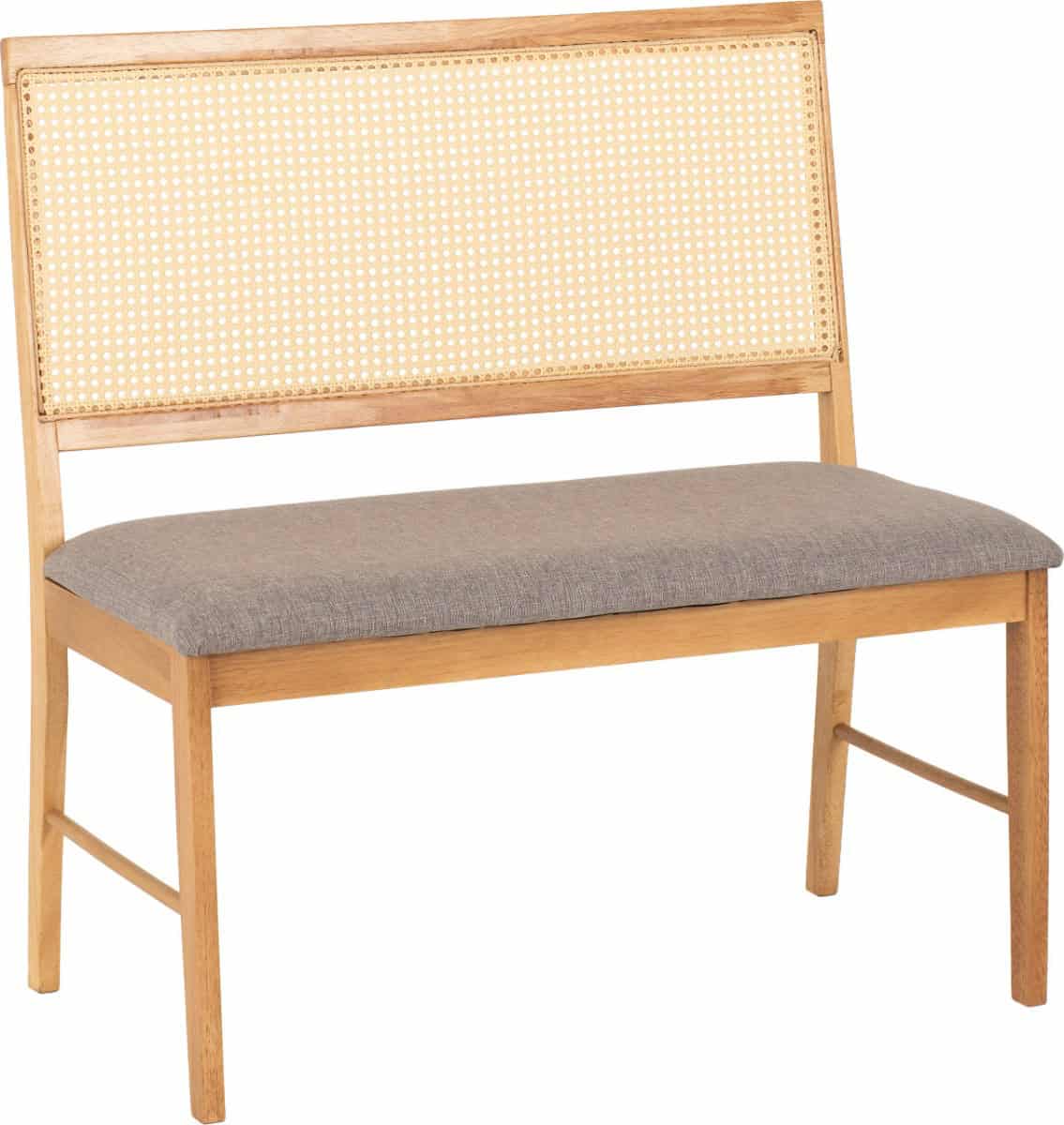 Austin & Ellis 1+2 Dining Set - Oak Effect and Grey Fabric - Image 8