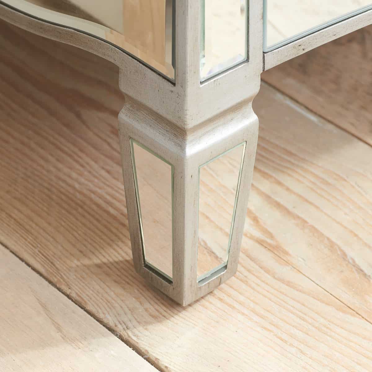 Elysee Mirrored 6 Drawer Wide Chest - Image 10